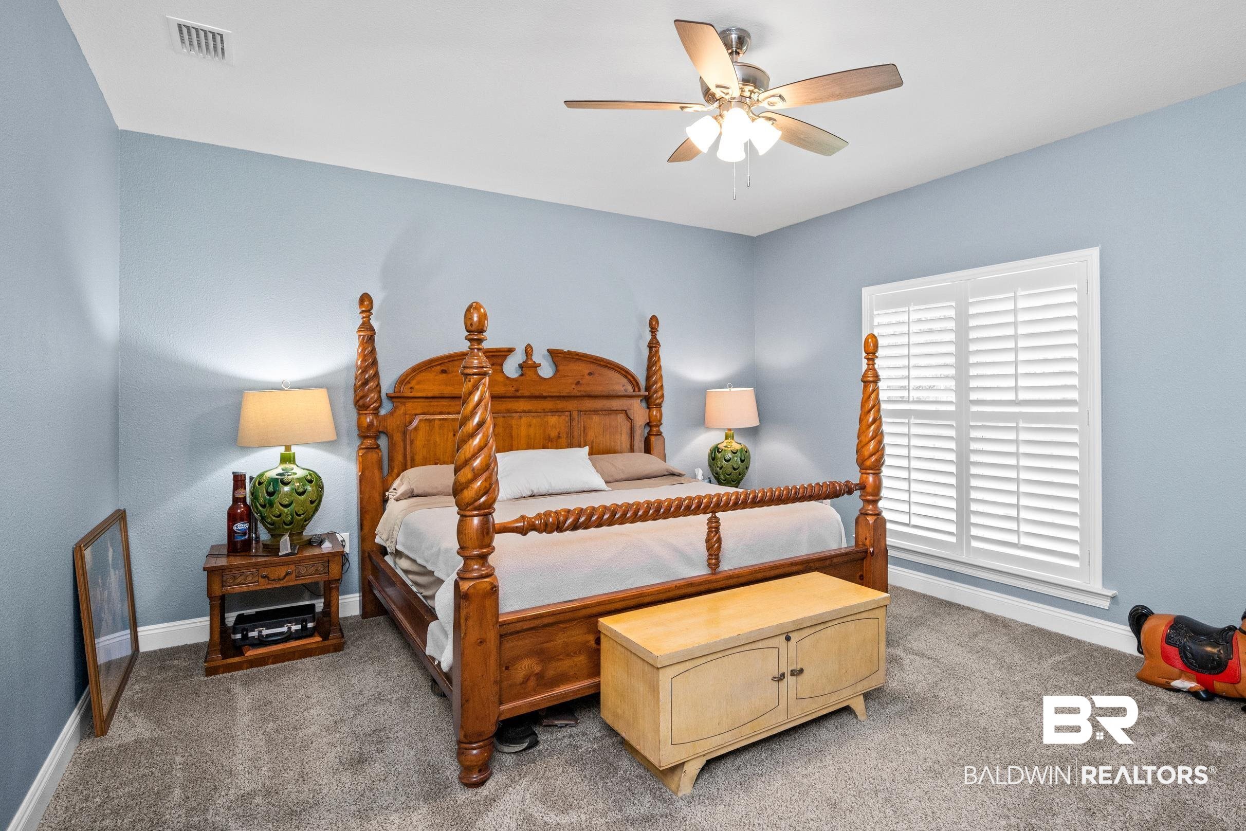 1700 South Juniper Street Foley, AL 36535 - Photo 21 of 51 Bedroom featuring carpet flooring and ceiling fan