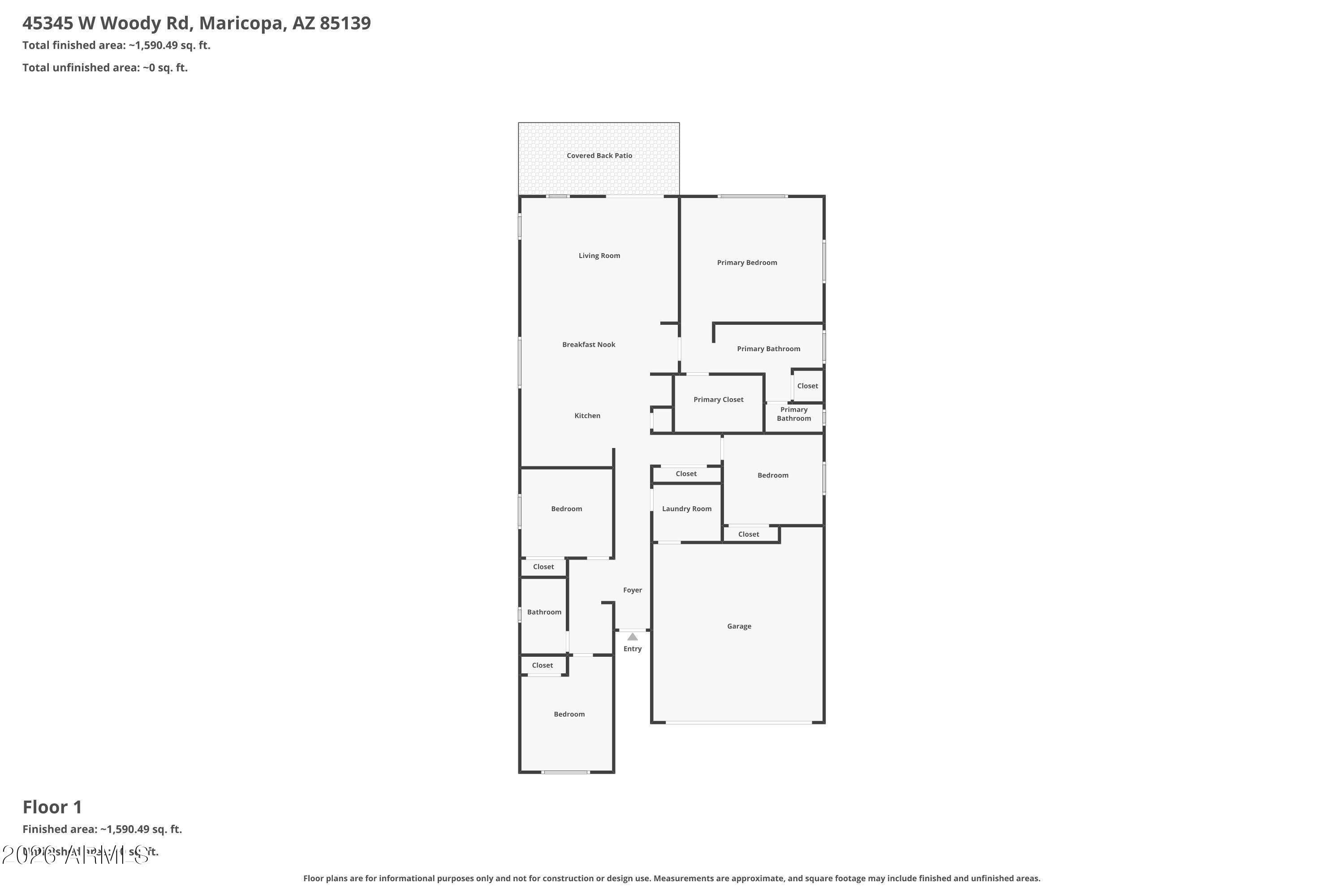 45345 West Woody Road Maricopa, AZ 85139 - Photo 32 of 33 Floor-1