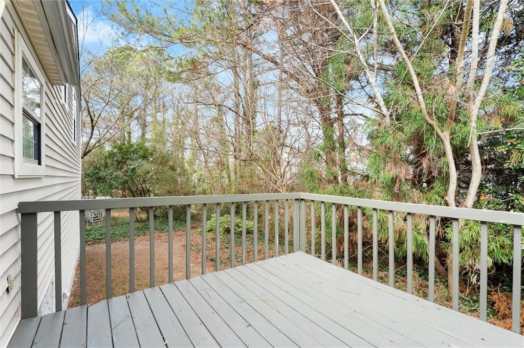 5984 Brookside Court Southeast Mableton, GA 30126 - Photo 16 of 21 a view of balcony with wooden floor