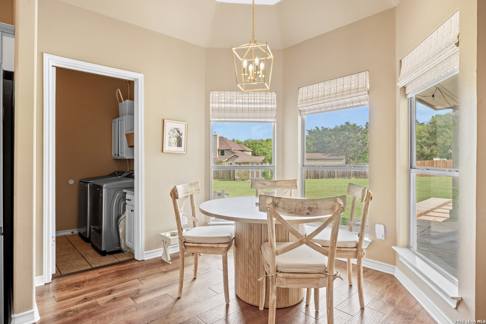 29314 Sumpter Drive Fair Oaks Ranch, TX 78015 - Photo 18 of 44 a view of a dining room with furniture window and outside view