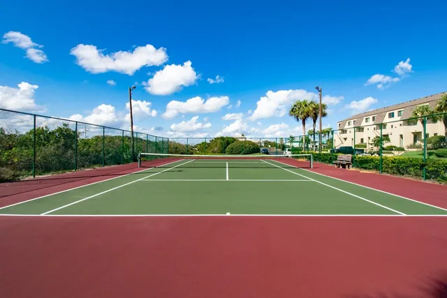 a view of a tennis court