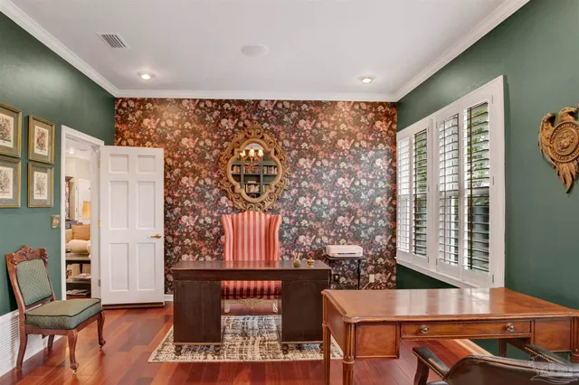 a room with furniture and window