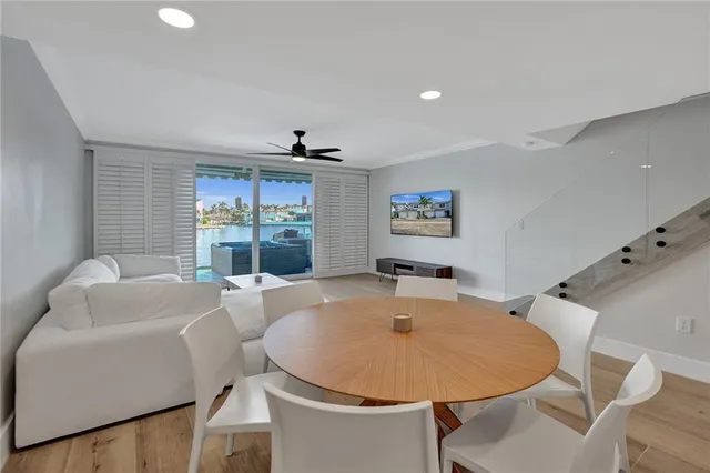 a room with furniture and a window