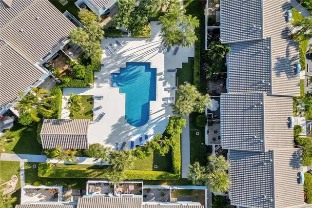a view of a lake with houses