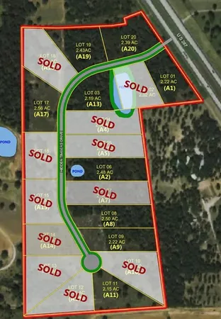 $160,000 | 157-lot A11) Hidden Timbers Drive, Alvord, TX 76225