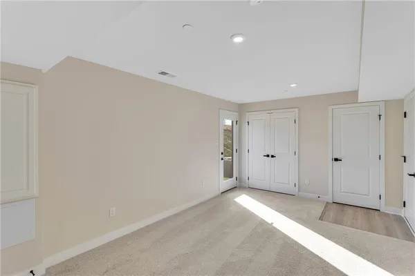 a view of an empty room