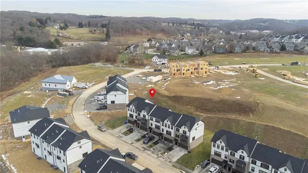 a view of city and mountain