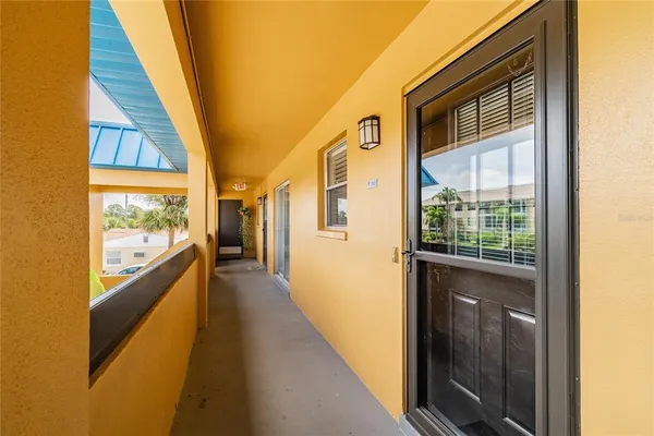 a view of a city from a balcony