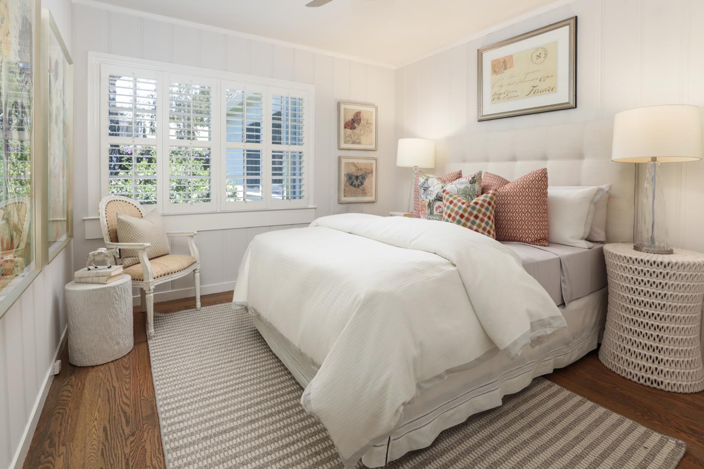 1104 Cambridge Road Burlingame, CA 94010 - Photo 22 of 34 a bed room with a bed and a large window