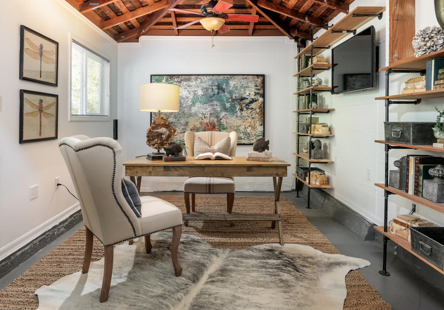 1104 Cambridge Road Burlingame, CA 94010 - Photo 25 of 34 a dining room with furniture and a window