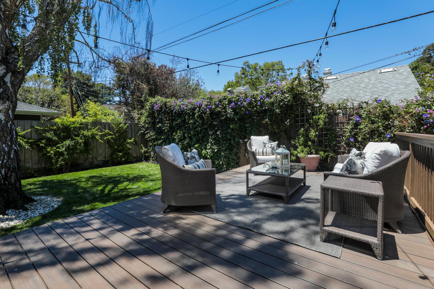 1104 Cambridge Road Burlingame, CA 94010 - Photo 26 of 34 a view of a patio with a chairs in a patio