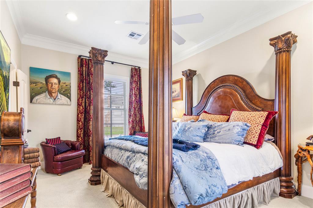 40 Enclave Court Waco, TX 76708 - Photo 30 of 40 a bedroom with bed and balcony
