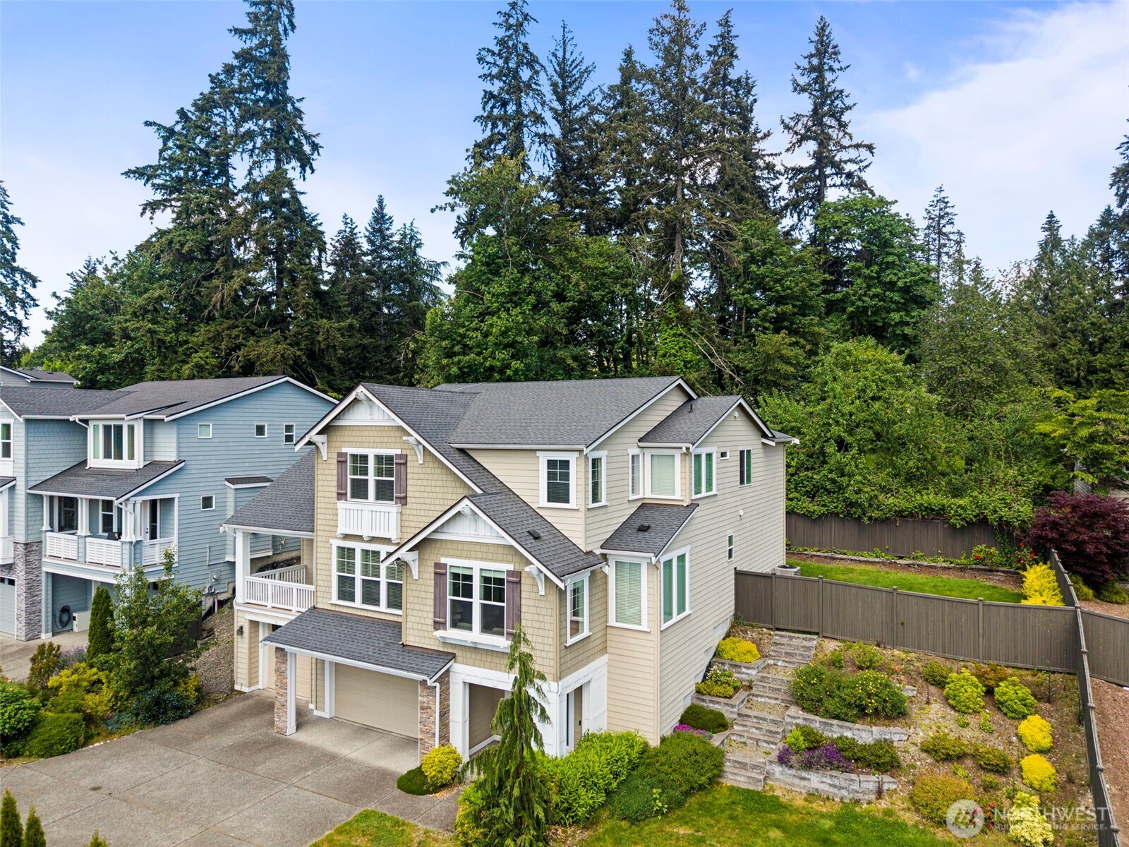 29 242nd Street Southeast Bothell, WA 98021 - Photo 37 of 40 an aerial view of a house with swimming pool