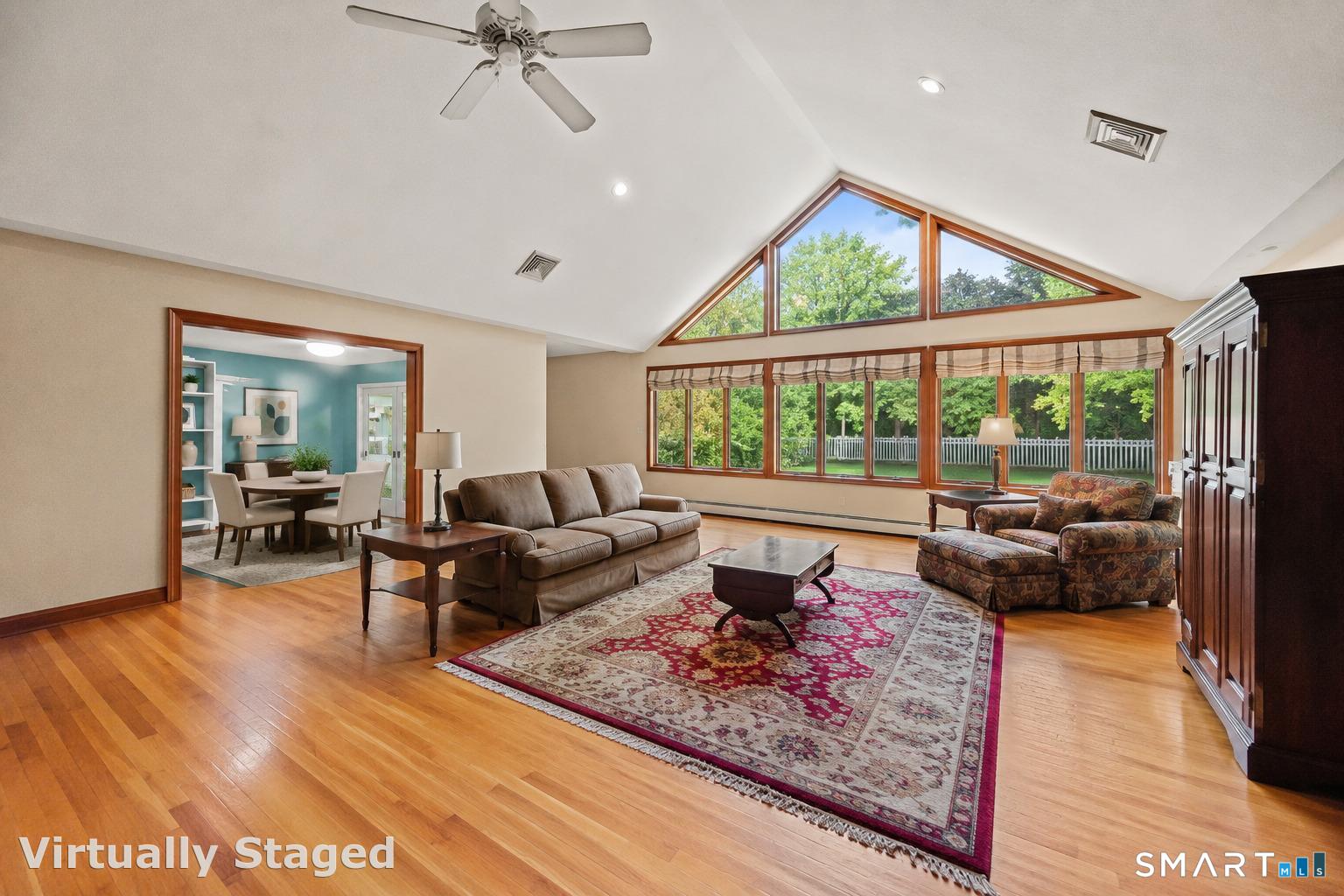 96 Spak Road Willington, CT 06279 - Photo 39 of 40 Impressive open floor plan optimizing main level living at its finest. Dining room is virtually staged as it is currently being used as a bedroom.