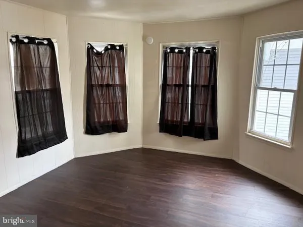 wooden floor in an empty room