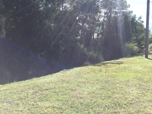 a view of beach with an outdoor space
