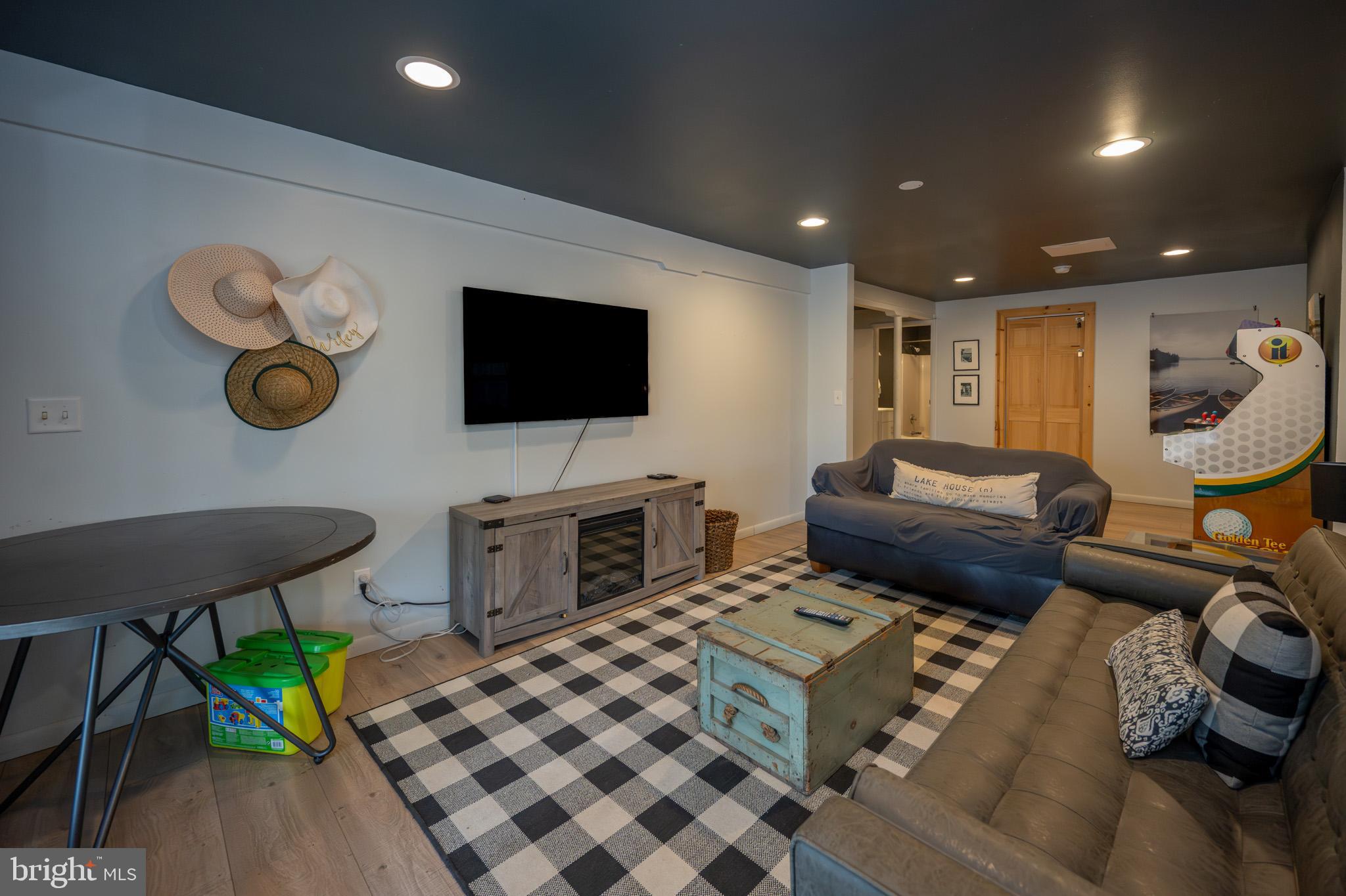 527 Deer Run Lane Swanton, MD 21561 - Photo 37 of 51 a living room with furniture and a flat screen tv