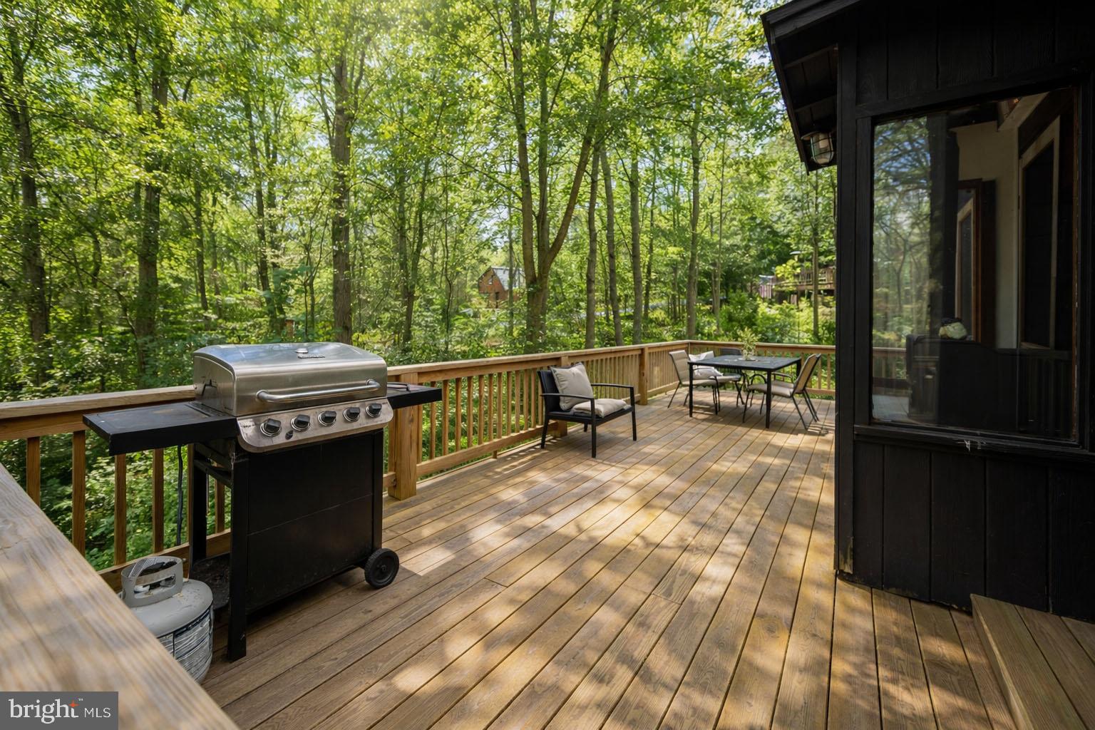 527 Deer Run Lane Swanton, MD 21561 - Photo 45 of 51 a view of a balcony with chairs