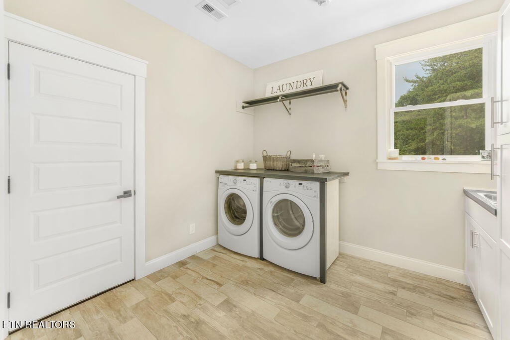 9760 Chestnut Ridge Road Heiskell, TN 37754 - Photo 24 of 59 a utility room with dryer and washer