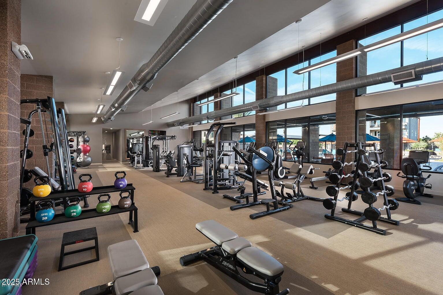 1250 Abbey Lane, Unit 289 Chandler, AZ 85226 - Photo 29 of 36 a view of a room with gym equipment