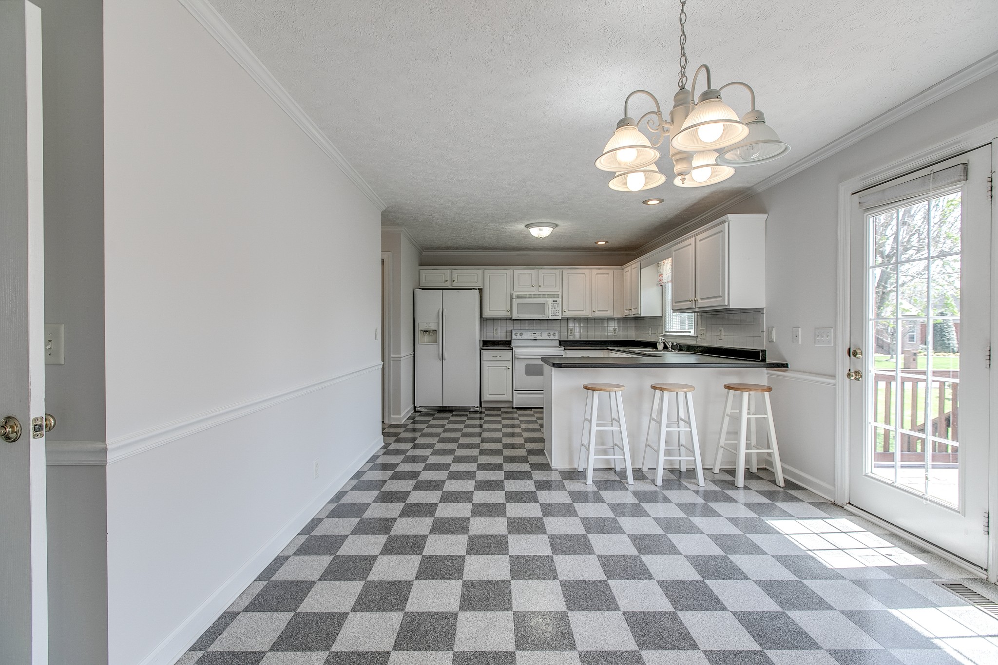 206 Sayre Lane Murfreesboro, TN 37127 - Photo 14 of 29 a view of a kitchen with stainless steel appliances granite countertop a refrigerator and a sink