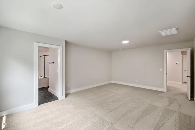 a view of an empty room