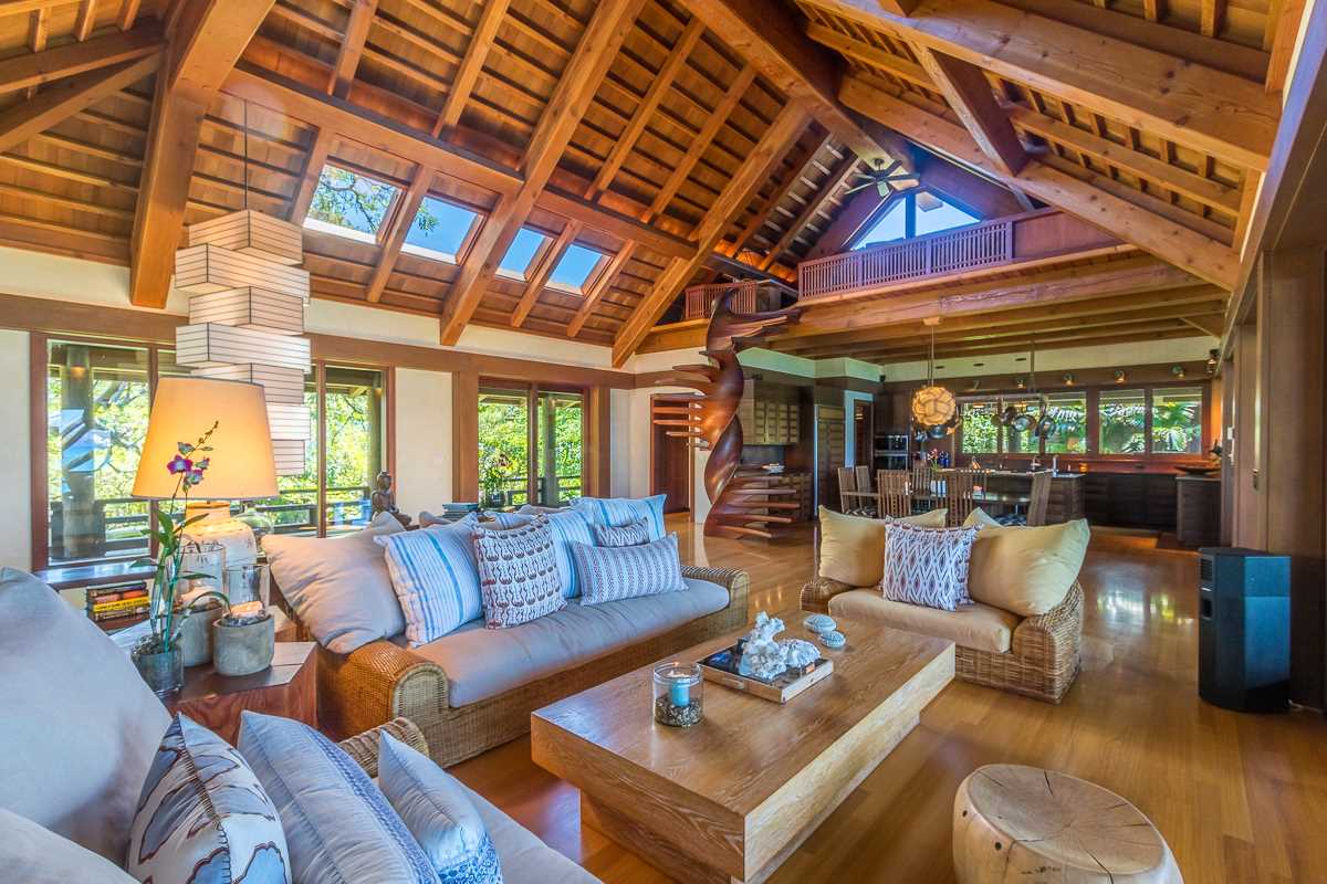 600 Stable Road Paia, HI 96779 - Photo 7 of 30 a living room with furniture and a large window