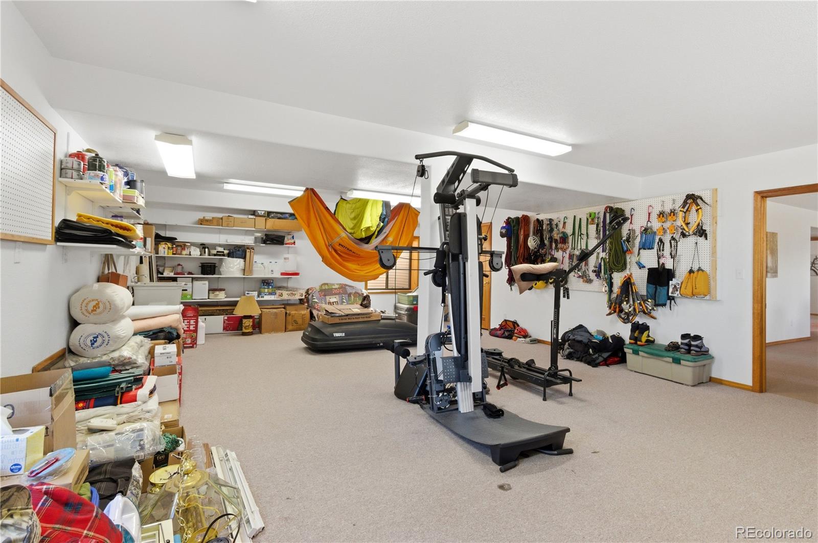 90 Riggs Road Westcliffe, CO 81252 - Photo 23 of 35 a view of a room with gym equipment