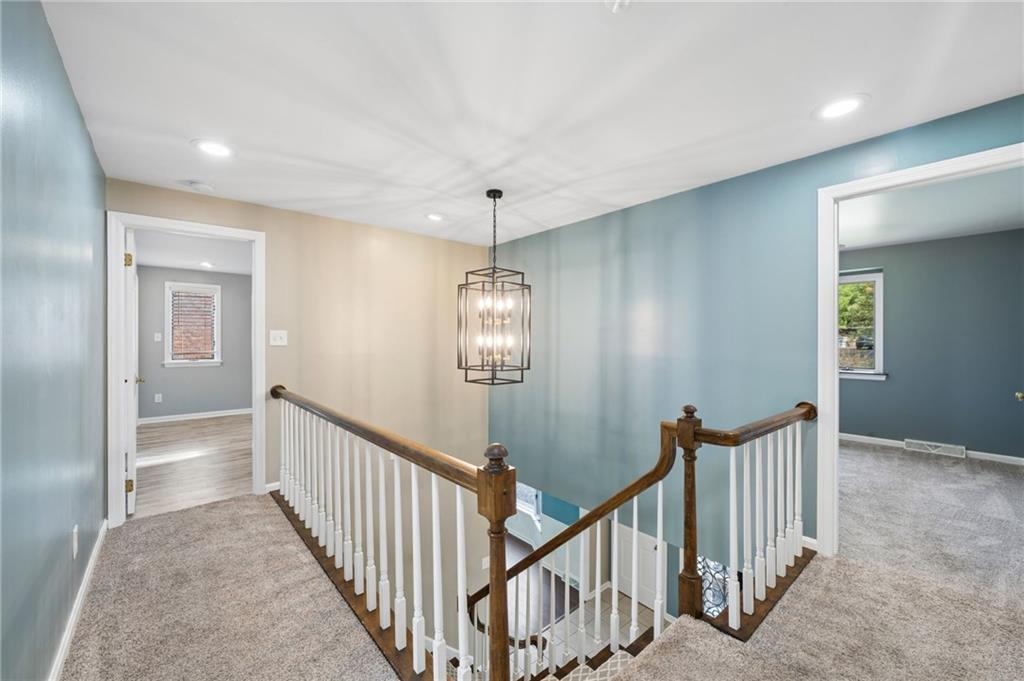 153 Oakwood Road Canonsburg, PA 15317 - Photo 12 of 26 a view of a hallway with stairs