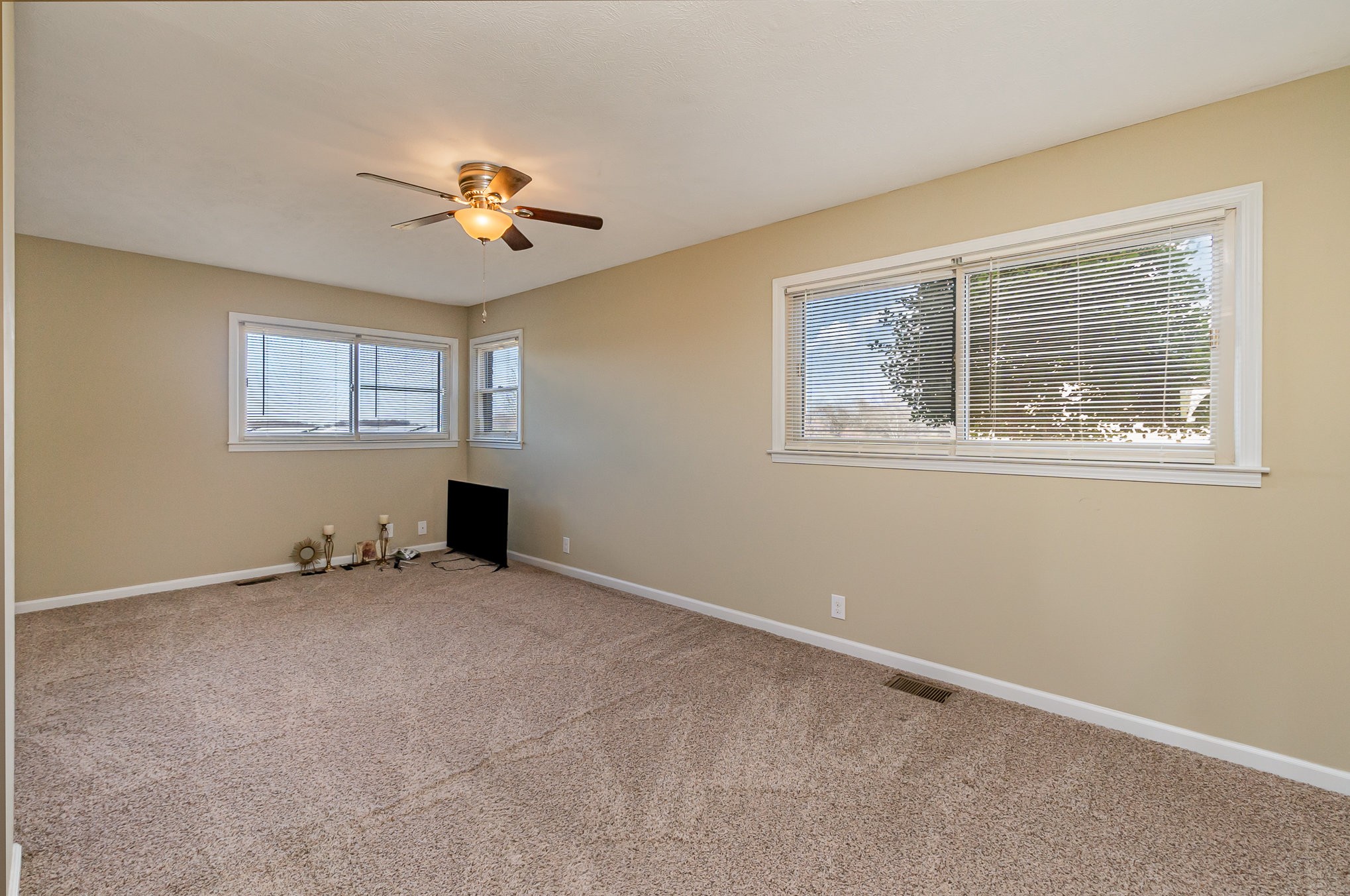 4120 Woodrow Wilson Road Springfield, TN 37172 - Photo 15 of 38 an empty room with windows and ceiling fan