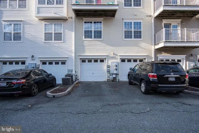 a car parked in front of a building