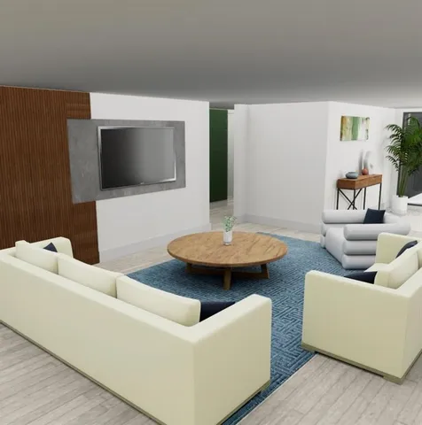 a bathroom with a shower and bathtub