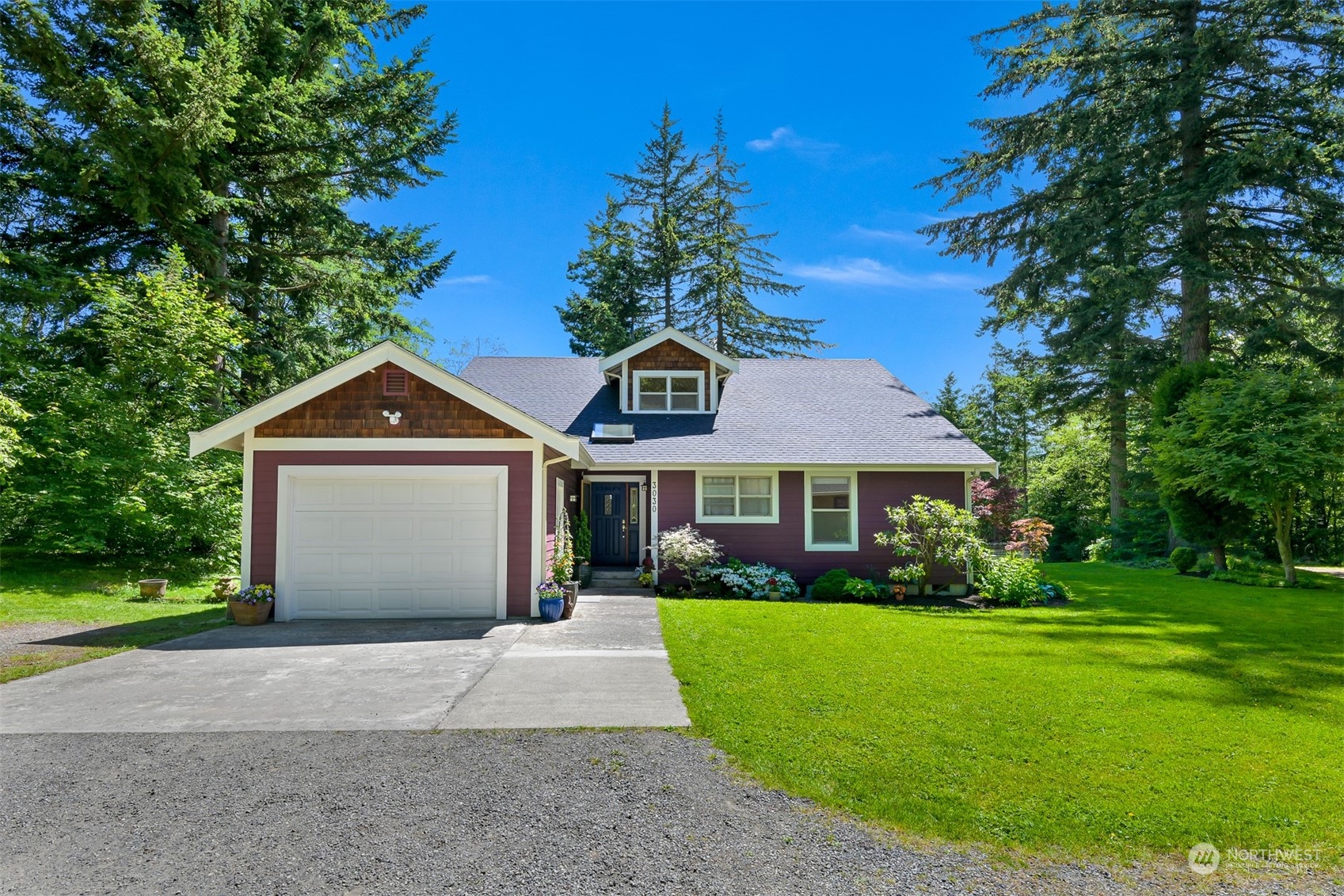 3030 Aldergrove Road Ferndale, WA 98248 - Photo 3 of 38 a front view of house with yard and green space