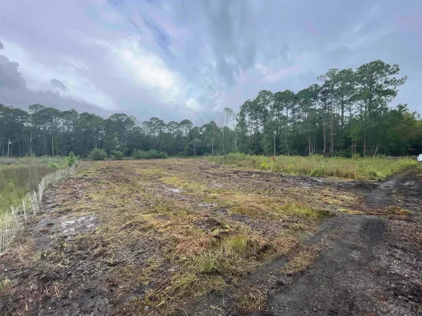 a view of outdoor space with green field and trees