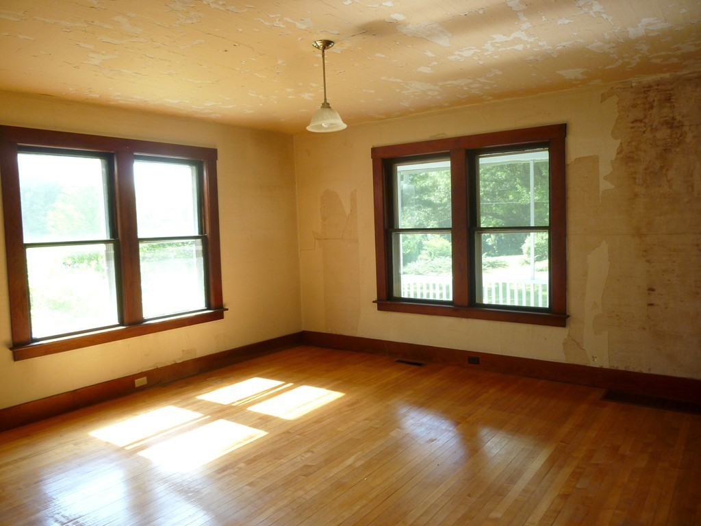 16 Jones Road Pelham, MA 01002 - Photo 6 of 15 a view of an empty room with a window