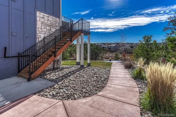 a outdoor space with lots of water fountain