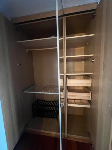 a view of walk in closet