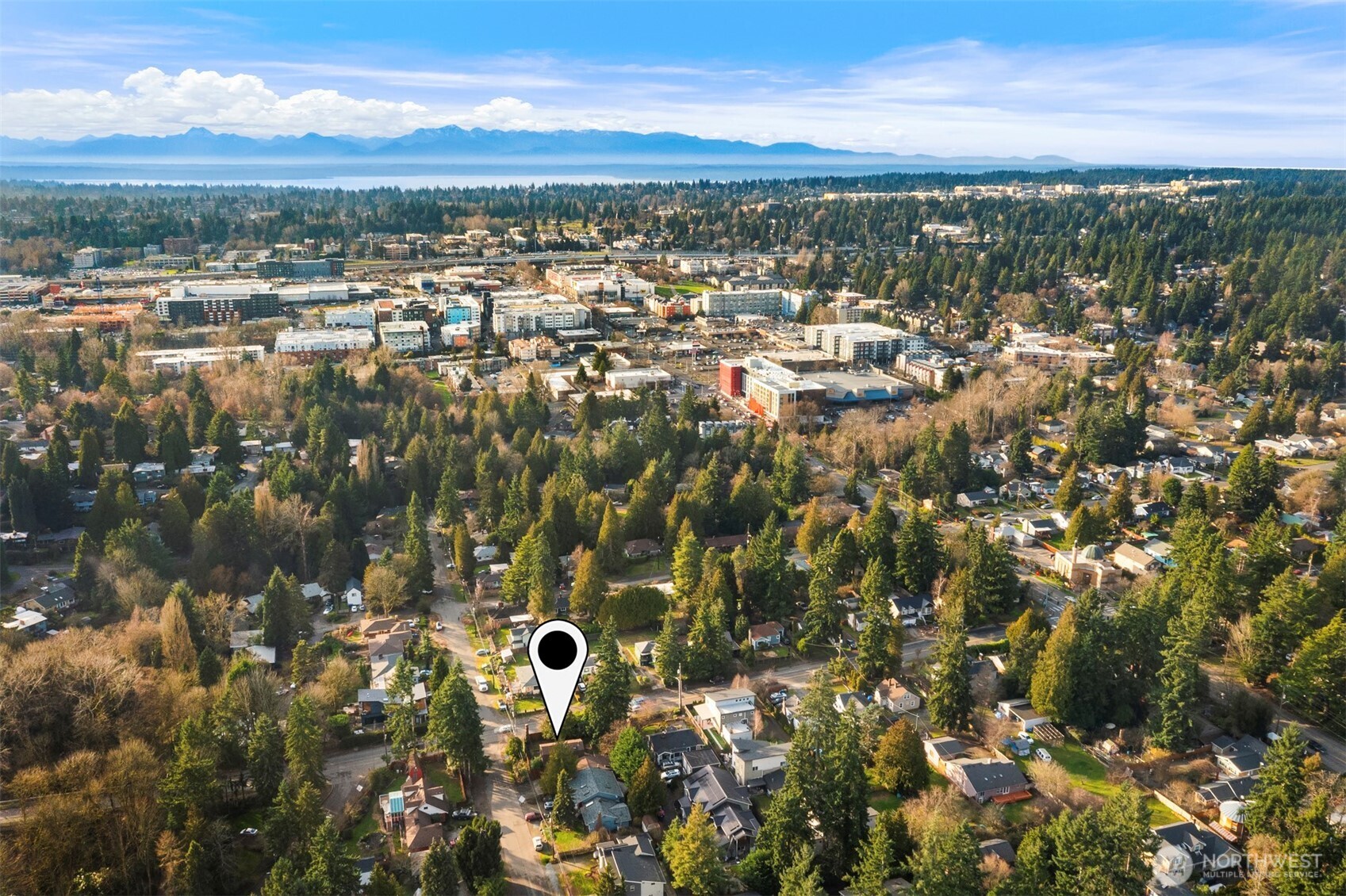 1504 Northeast 107th Street Seattle, WA 98125 - Photo 32 of 35 a view of city and mountain