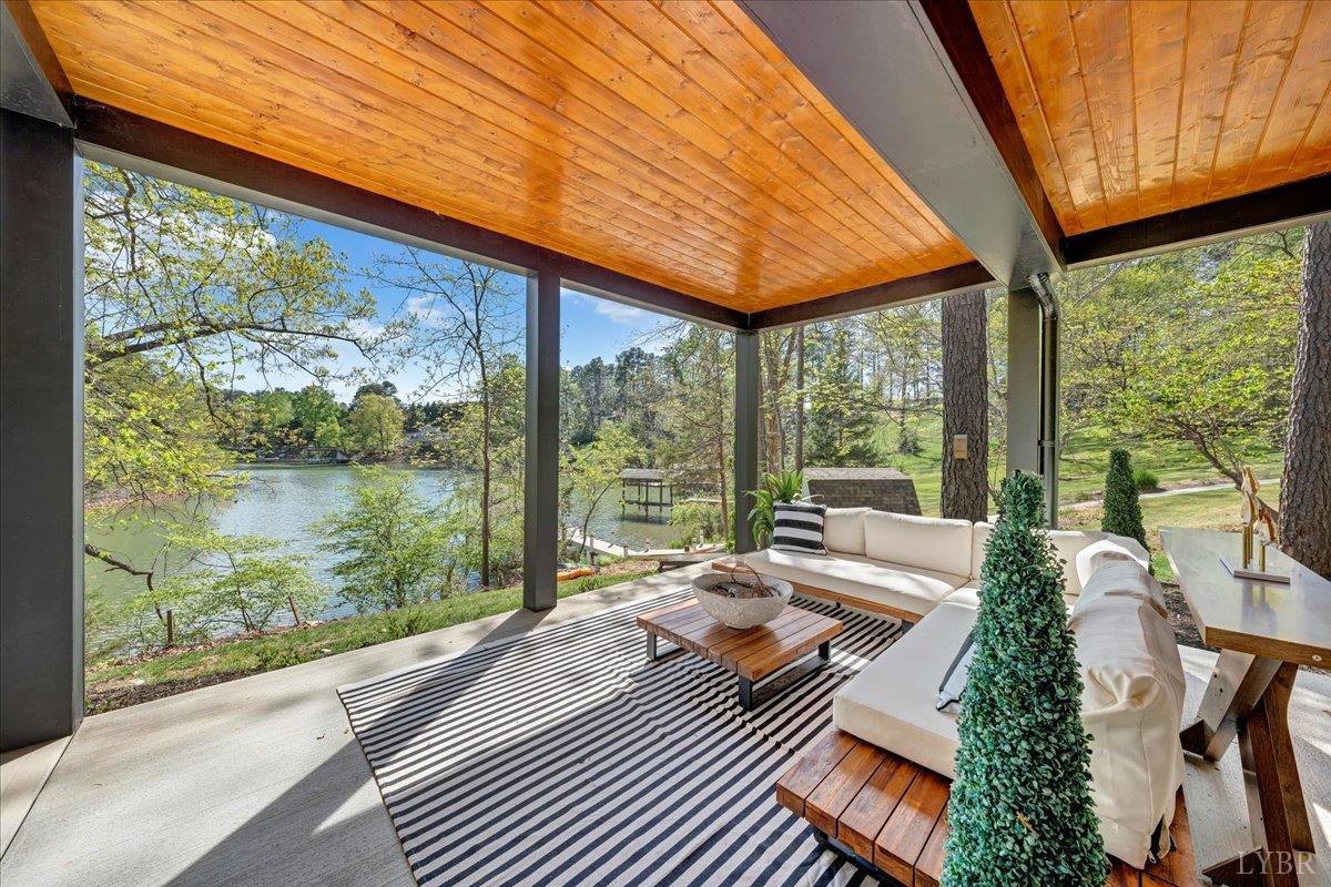 16358 Moneta Road Moneta, VA 24121 - Photo 6 of 78 This one of a kind property offers almost 2,000 square feet of covered and open-air outdoor living space overlooking scenic beauty of Smith Mountain Lake!