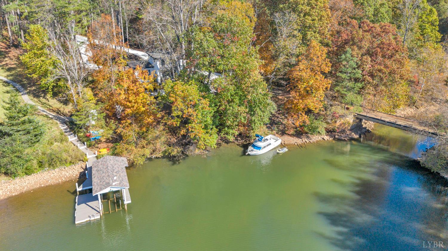 16358 Moneta Road Moneta, VA 24121 - Photo 71 of 78 Tucked away in a private uncluttered cove perfect for floating and family fun! The brand new contemporary dock will be completed by spring! Renderings are available to serious buyers!