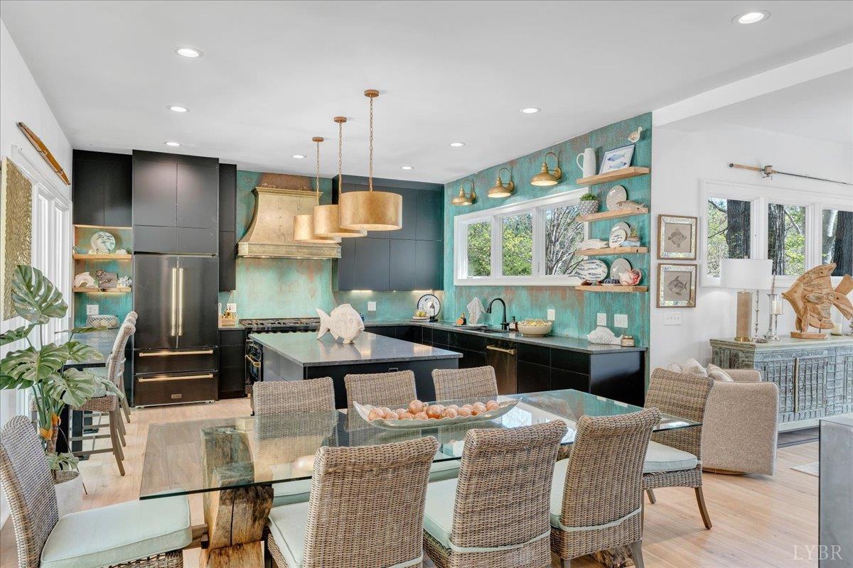 16358 Moneta Road Moneta, VA 24121 - Photo 8 of 78 “All exterior furnishings included with the home are from Restoration Hardware, complementing the residence’s elevated design. The great room features premium Eilersen sofas, valued at approximately $16,000, offering both exceptional comfort and style. This property is truly turnkey and thoughtfully curated for high-end rental use, with all-new mattresses, pillows, and bedding throughout—each protected with encasements to ensure quality, cleanliness, and peace of mind for every guest.”