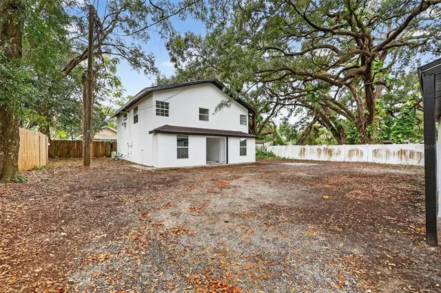 a house view with a outdoor space