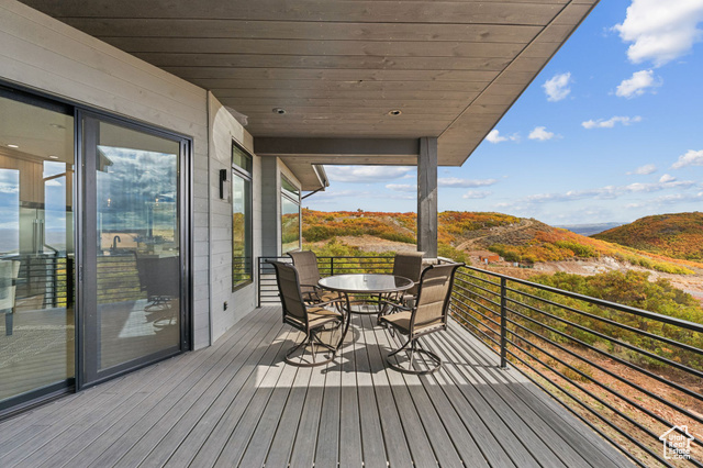 2280 East Outlaw Road, Unit 56 Kamas, UT 84036 - Photo 52 of 59 Deck featuring outdoor dining space