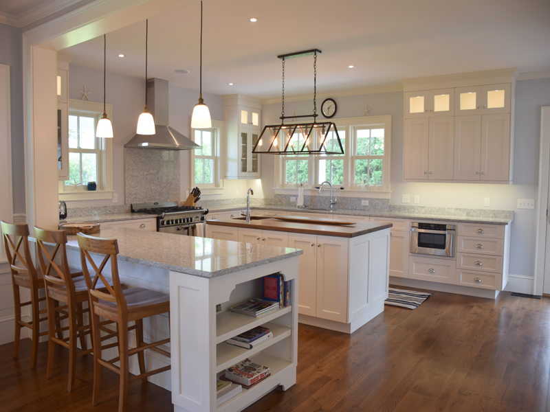 39 Sankaty Road Nantucket, MA 02554 - Photo 11 of 30 Open and Light Kitchen with a Breakfast Bar Area