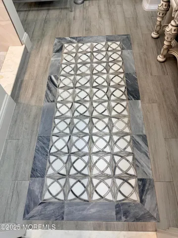 green view of an outdoor space with seating