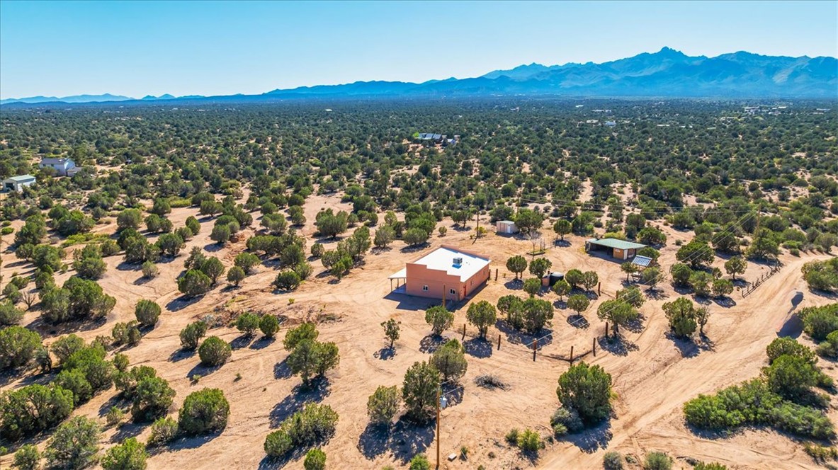 10374 East Happy Trails Road Kingman, AZ 86401 - Photo 58 of 68 an aerial view of residential house and green space