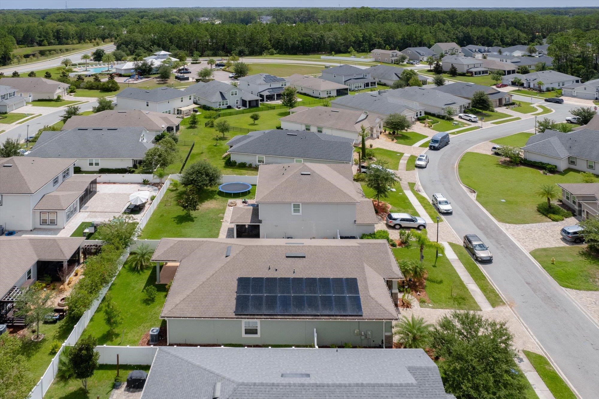 70 Quartz Place St. Augustine, FL 32086 - Photo 45 of 78 an aerial view of a house with a garden