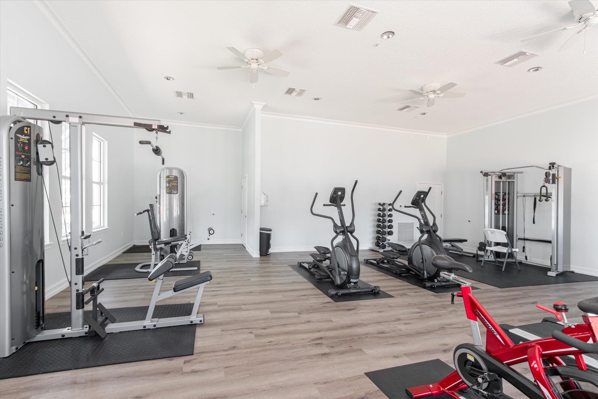 70 Quartz Place St. Augustine, FL 32086 - Photo 73 of 78 a view of a room with gym equipment