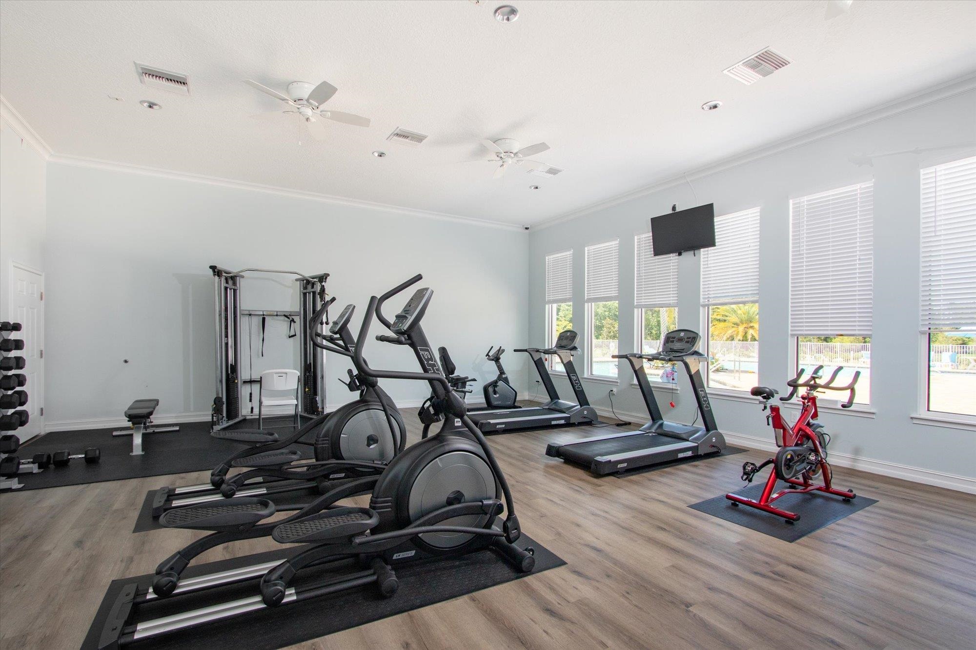70 Quartz Place St. Augustine, FL 32086 - Photo 74 of 78 a view of a room with gym equipment