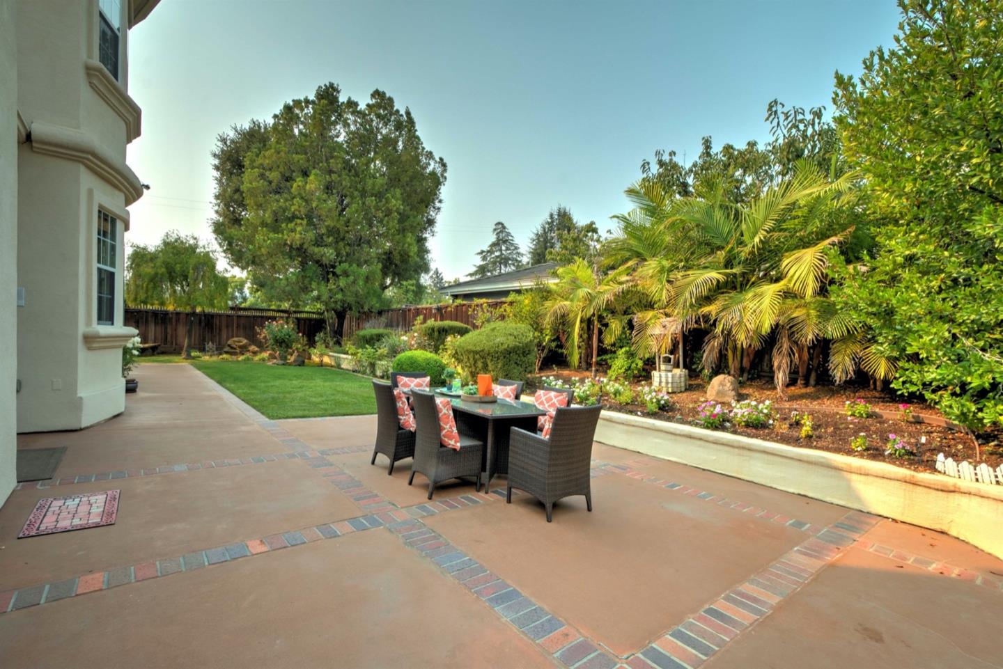 10171 Carmen Road Cupertino, CA 95014 - Photo 37 of 42 a view of a backyard with sitting area